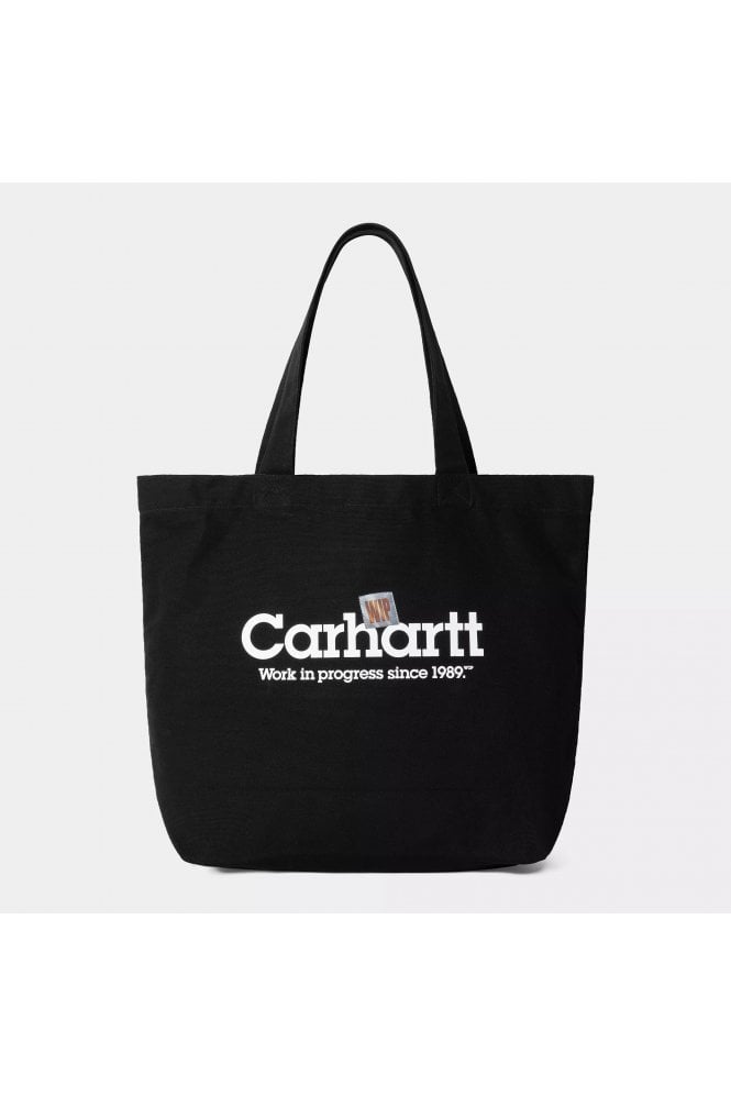 CARHARTT WIP Canvas Graphic Tote Label Script Print