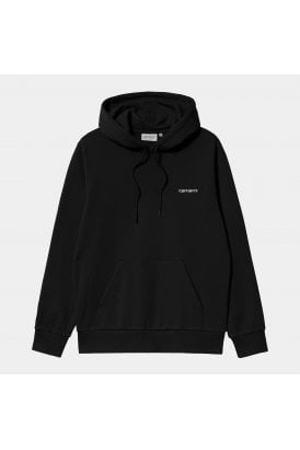 Hooded Script Embroidery Sweat