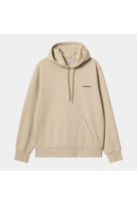 Hooded Script Embroidery Sweat