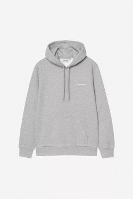 Hooded Script Embroidery Sweat