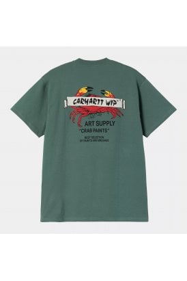 S/S Crab Paint T-Shirt Organic Cotton
