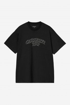 S/S Limn Script T-Shirt Organic Cttn