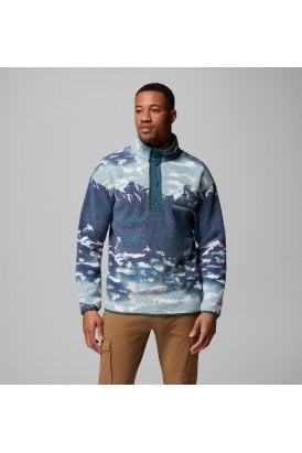 Helvetia II Printed Half Snap Fleece