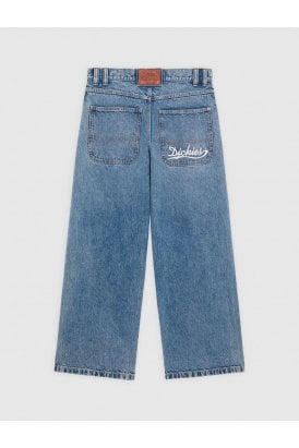 Loose Wave Denim Jeans