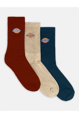 Valley Grove Logo Socks - Pack of 3