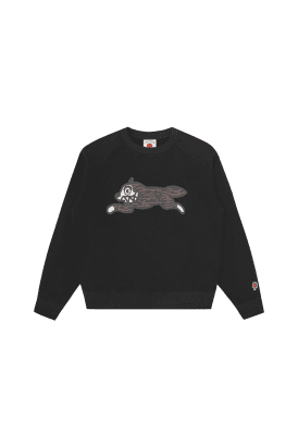 Woodgrain Running Dog Crewneck