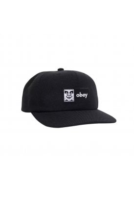 OBEY Case 6 Panel Snapback Cap