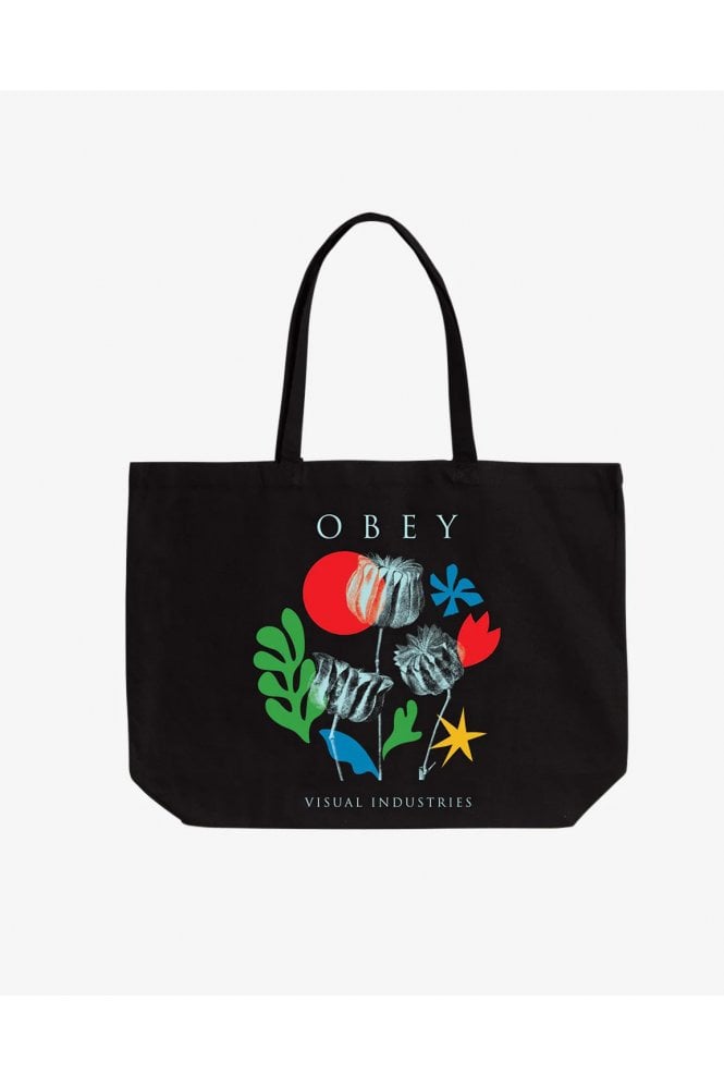 OBEY Flowers Papers Scissors Tote
