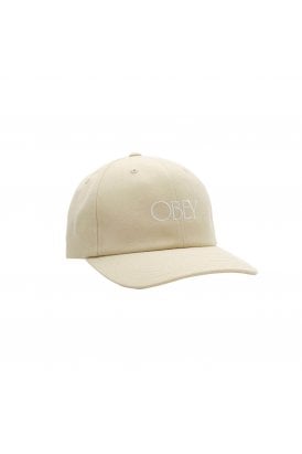 OBEY Hedges 6 Panel Strapback Cap