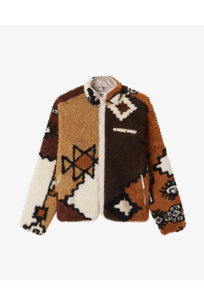 OBEY Moroccan Rug Sherpa Jacket