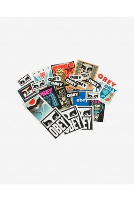 OBEY Sticker Pack 7 Selection Of Art