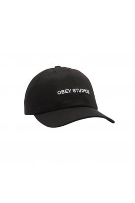 OBEY Studios 6 Panel Strap Back Cap