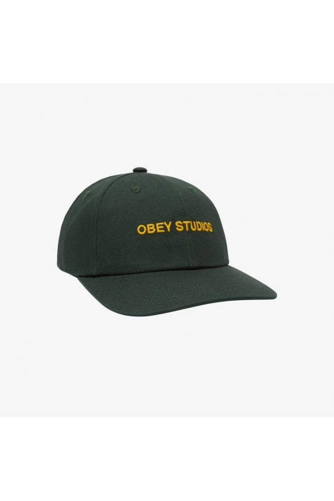 OBEY Studios 6 Panel Strap Back Cap