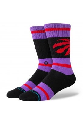 STANCE Raptors Stripe Crew Sock