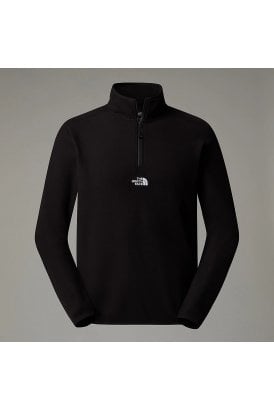 100 Glacier 1/4 Zip Emb Logo Top